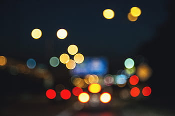 night bokeh lights, city, Night, bokeh, lights, urban, defocused, abstract, backgrounds, traffic, street