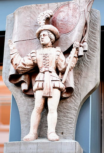 holzfigur, carving, wall figurine, figure, man