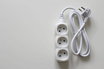 bílý pás, zásuvka, kabel, elektrické vedení, elektřina, energie, řádek, proud, zástrčka, napájecí kabel, zdroj napájení