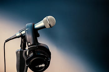 microfono, mic, cuffie, palcoscenico, cantare, musica, parlare, Audio, suono