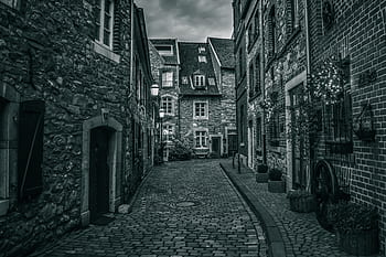 město, vinobraní, městský, starý, ulice, cestovat, architektura, antický, retro, silnice