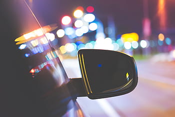 espejo retrovisor lateral del coche, luces de bokeh de la ciudad, coche, espejo retrovisor, ciudad, bokeh, luces, abstracto, coches, colorido, conductor