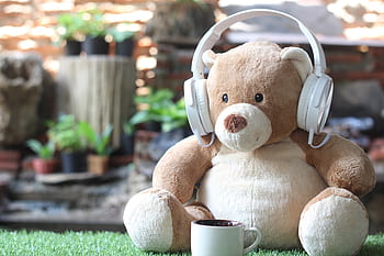 ของเล่น, เพลง, ฟัง, ดนตรี, เสียง, พื้นหลัง, วิทยุ, ย้อนยุค, หมีเท็ดดี้, ความคิดถึง, ทารก
