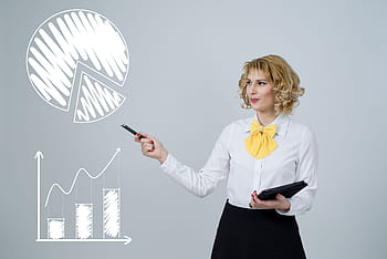 donna, bianca, camicia, analitica, grafico, dati, analisi, attività commerciale, finanza, investimento, i soldi