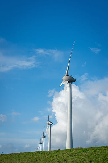 wind, windmill, energy, mill, sky, windmills, electricity, power, nature, environmental, ecological