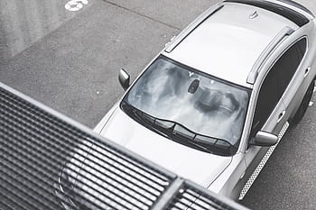 carro suv, SUV, Carro, Estacionado, Frente, Edifício, automotivo, carros, condução, moderno, estacionamento