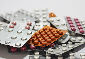 assorti, lot de blister, médicaments, guérir, comprimés, pharmacie, médical, la maladie, tomber malade, offrez-vous, la pilule
