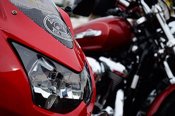 punainen moottoripyörä, moottoripyörä, pyörä, punainen, moottori, nopeus, ratsastaja, biker, ratsastaa, kone-, kromi