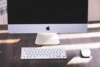 office desk, iMac, office, desk, technology, computer, keyboard, tech, computer Monitor, computer Keyboard, desktop PC