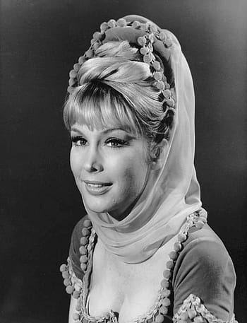 woman in headdress, barbara eden, actress, retro, tv, series, i dream of jeannie, star, hollywood, television, vintage