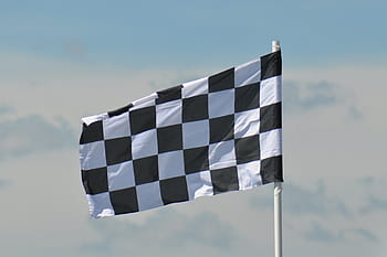 white, black, checked, flag, racing, grand prix, car, racing flag, race, checkered, chequered
