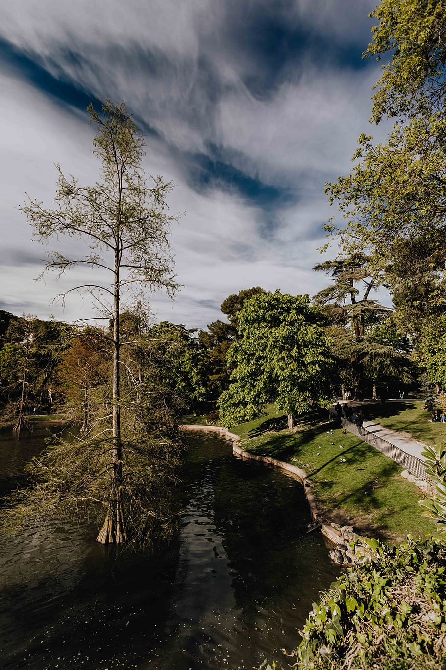 Evropa, zelená, krajina, jaro, duben, Buen, retiro, park, Madrid, Španělsko