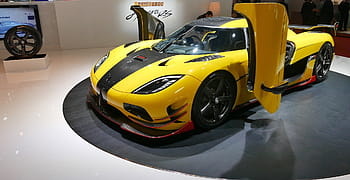 žluté kupé, koenigsegg, agera, luxusní sportovní auto, automobil, švédský, moderní, uhlíkové vlákno, technologie, Rychlost, styl