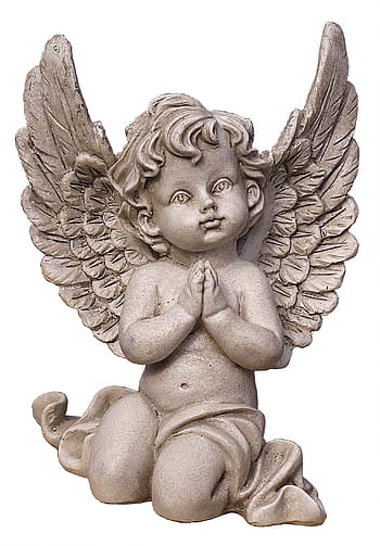 boy angel, concrete, statue, angel, figure, cherub, ceramic, stone figure, guardian angel, faith, art