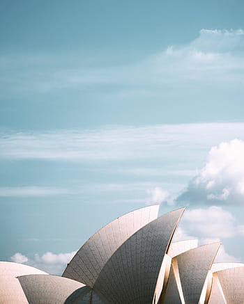 casa de ópera de sydney, austrália, nuvens, céu, telhado, arquitetura, estrutura, marco, construção