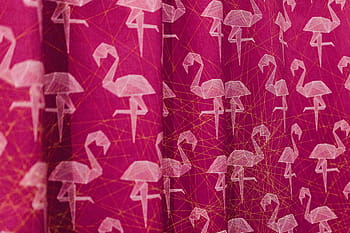 kain flamingo merah muda, Flamingo Merah Muda, Kain, merah muda, bahan, flamingo, latar belakang, pola, abstrak, merah, dekorasi