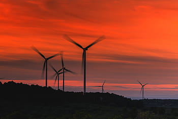 Windmill, Wind Turbine, Turbine, Power, wind, power, sunset, generator, renewable, cleansed, renewable energy, mill
