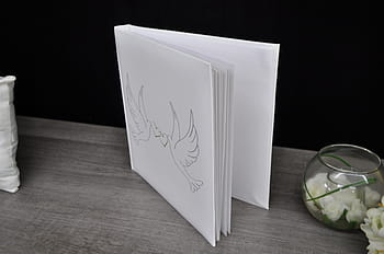 wedding, decoration, dove, book, wishes, white notebook, details, festival