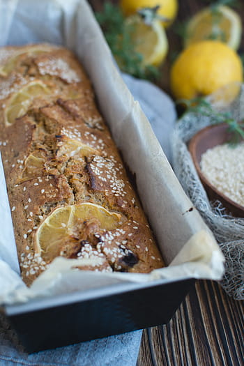 torta al limone, Limone, torta, pane, avvicinamento, dolce, Pasticcino, legna, cibo, freschezza, fatti in casa