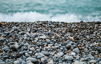 rocce, ciottoli, spiaggia, onde
