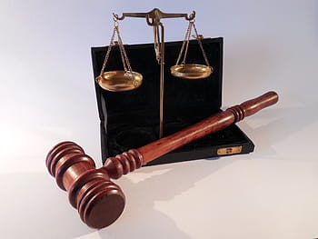 brown, wooden, judge mallet, balance scale, hammer, horizontal, court, justice, right, law, case law