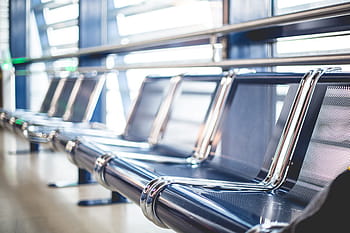 asientos del aeropuerto, espera, área, Vacío, Aeropuerto, Asientos, Terminal, Área de espera, banco, salidas, sala de estar