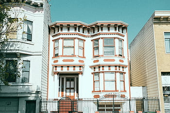 domy, budov, architektura, San Francisco, město, městský, Sluneční svit, brána, Okna, sousedství