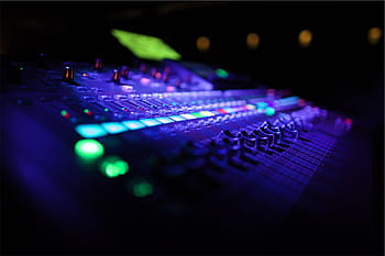 gray audio mixer, macro, shot, audio, mixer, dj, equipment, technology, producer, music, sound mixer