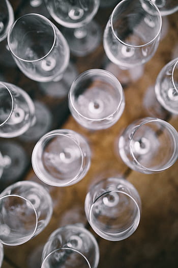 taças de vinho vazias, vazias, taças de vinho, copo, taça de vinho, festa, muitos, copos, acessórios para casa, bebendo copo, bebida