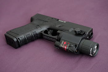 gun, pistol, handgun, glock, light, home defense, glock 19, bb, bb gun, weapon