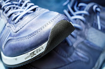 pair, blue, athletic, shoes, sport shoe, running shoe, shoe, blue jeans, rubber sole, black, run