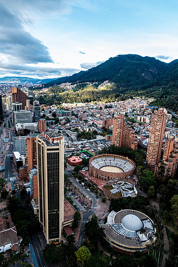bogotá, peyzaj, Kent, mimari, kentsel, panoramik, Başkent, şehirler, bakış açısı, Cundinamarca, yapı