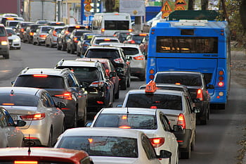 dopravní zácpa, auto, městský, město, ulice, silnice, doprava, Dálnice, provoz, vozy, řízení