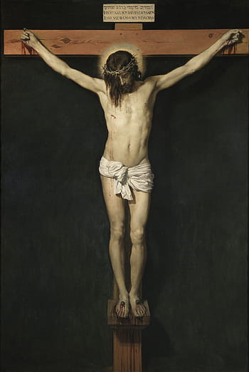 jesus christ, cross, painting, jesus, christ, crucifixion, christianity, catholic, faith, religion, inri