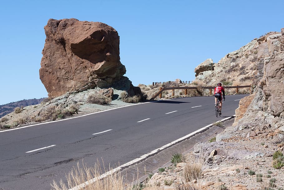 Rock, Road, Steep, Race Car Driver, lonely, kahl, one man only, adult, rock - object, adults only, one person