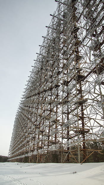 duga, radar, chernobyl, pripyat, duga complex, defense, system, woodpecker, over-the-horizon, oth, antenna