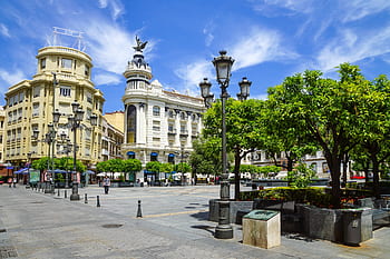 Španělsko, cordoba, andalusie, architektura, město, cestovní ruch, budova, silnice