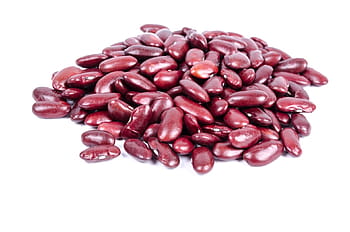bunch, seeds, top, white, surface, beans, kidney, pile, isolated, heap, nobody