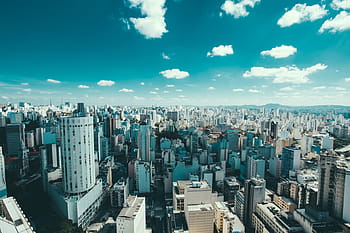bird, eye view photography, cityscape, aerial, photography, high, rise, buildings, architecture, office, residential