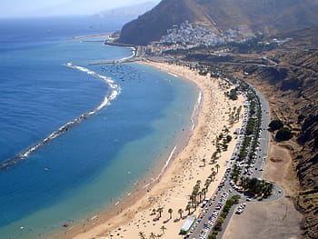 playa, de, las teresitas, santa cruz, tenerife, Playa de Las Teresitas, Santa Cruz de Tenerife, Spain, coastline, de tenerife, photos