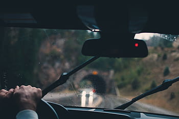 person, driving, road, daytime, man, car, passing, tunnel, vehicle, auto, automotive