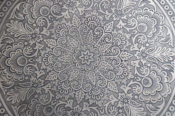 silver mandala doily, oriental, pattern, background, ornament, artfully, decorative