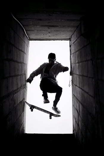 skate, boy, skateboarding