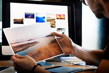 person, holding, river, people, man, print, nature, photography, office, work, table