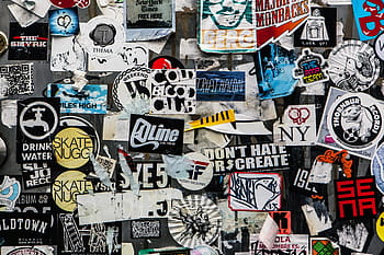 captured, wall, brooklyn, new, york city, Stickers, Brooklyn, New York, New York City, urban, nYC, uSA