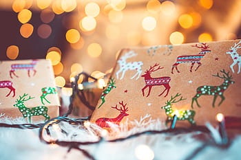 クリスマスプレゼント、 まだ、 人生、 クリスマス、 ギフト、 静物、 美しい、 ボケ、 クリスマスの時間、 12月、 装飾