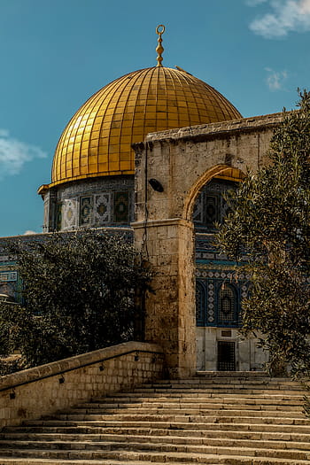brown, gray, dome building, al-aqsa, mosque, muslim, jerusalem, bayt al-muqaddas, islam, old city, architecture