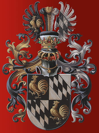 coat of arms, european, tradition, hereditary, characters, person, group of people, noble family, knighthood, knight, hahn
