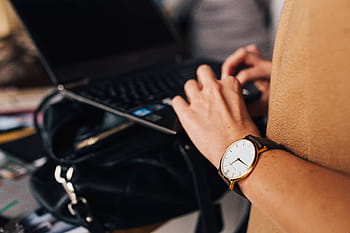 trabalhando, computador, mulher, macbook, caderno, laptop, mãos, negócios, mac, pessoas, tecnologia