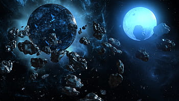 galaxy wallpaper, planet, moon, spherical, space, sphere, galaxy, star, cosmos, universe